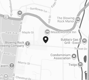 Map showing Hellbender Bed & Beverage